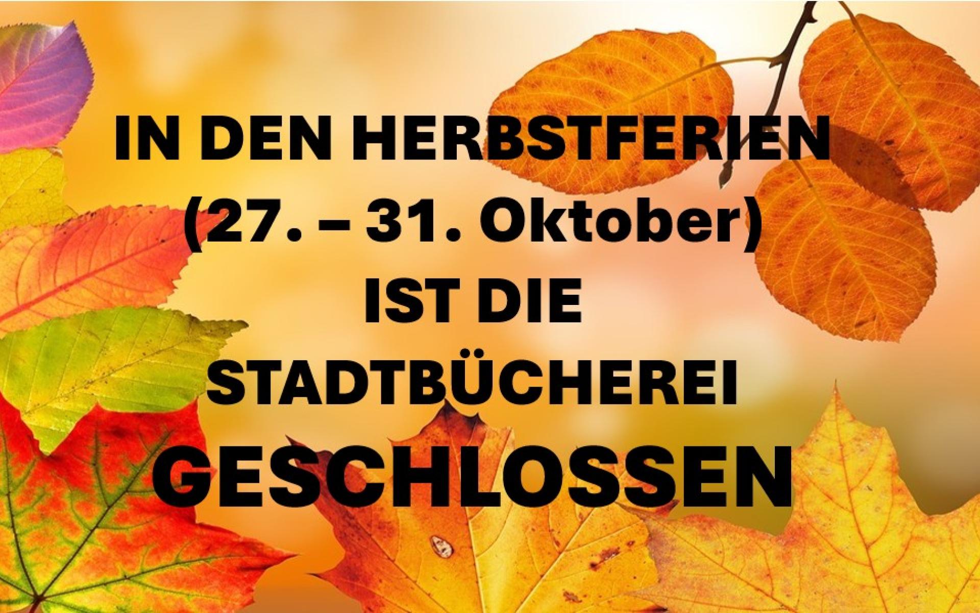 Herbstferien