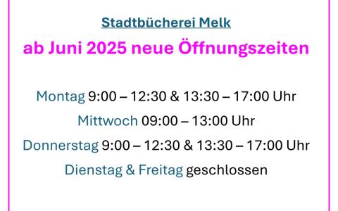Öffnungszeiten neu